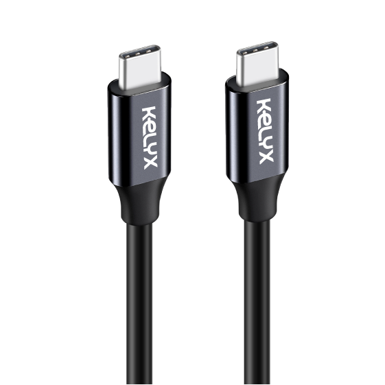 Cable Kelyx USB Type C a Type C 240W / 20Gbp - 4K ULTRA HD 1mt