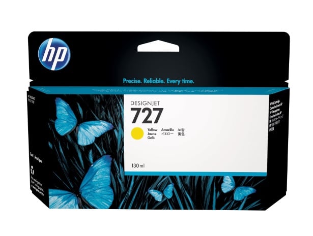 B3P21A HP 727 130-ml Yellow Designjet Ink