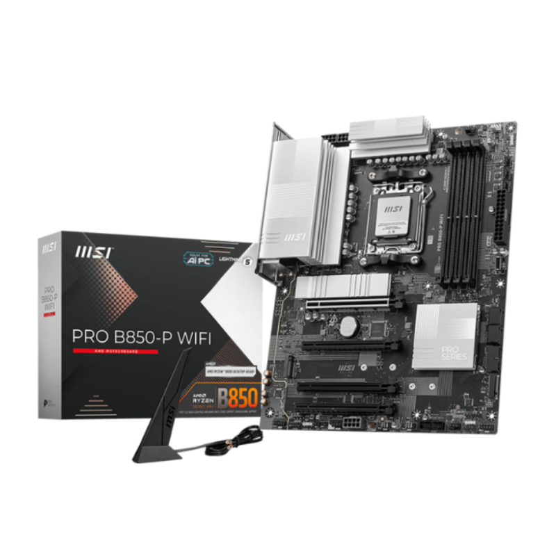 Mother MSI PRO B850-P WIFI DDR5 AM5 (Serie 7000/8000/9000)