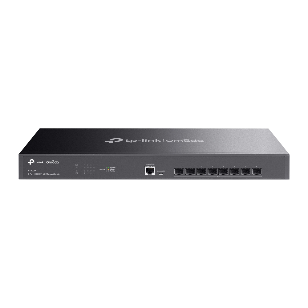 SX3008F Switch 8 puertos SFP+ a 10G Omada (No incluye SFP)