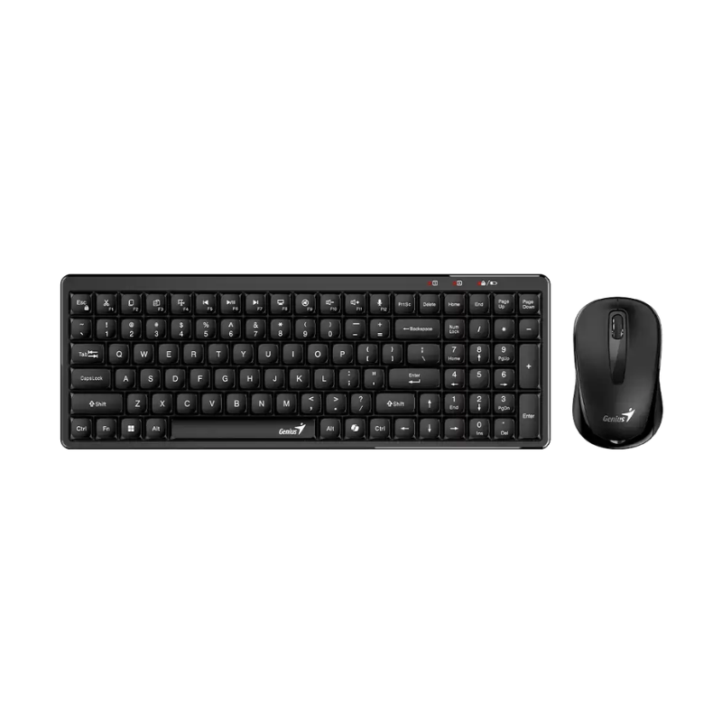 Teclado+Mouse Genius LuxeMate Q8100 Black SP 2.4GHZ