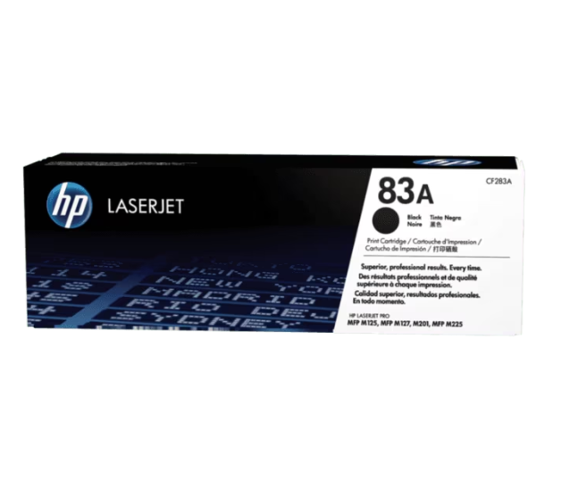 CF283A HP 83A LaserJet Black Toner Cartridge