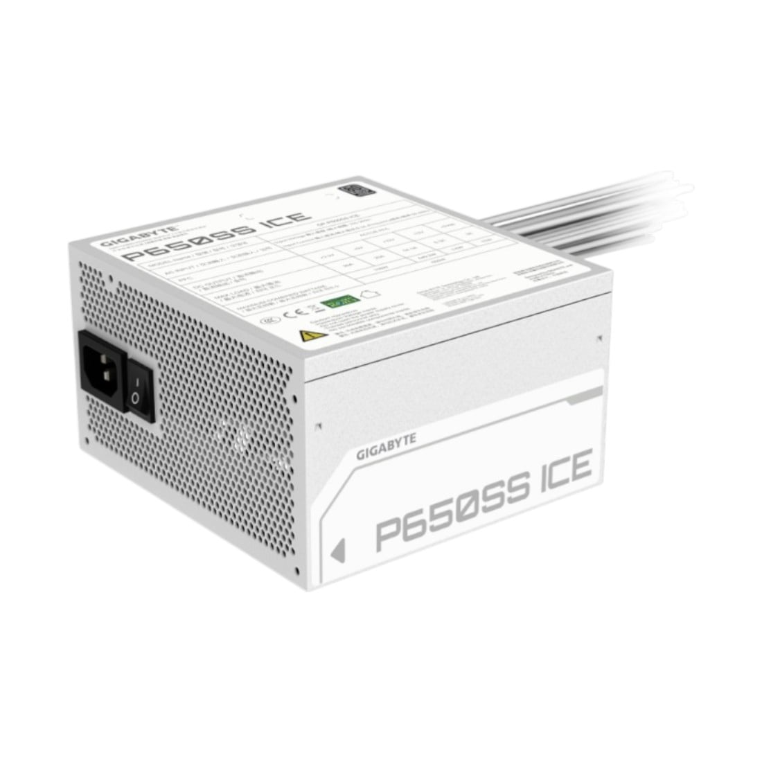 Fuente Gigabyte 650W 80 Plus Silver ATX 3.1 White