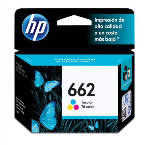 CZ104AL CARTUCHO DE TINTA HP 662 TRI-COLOR